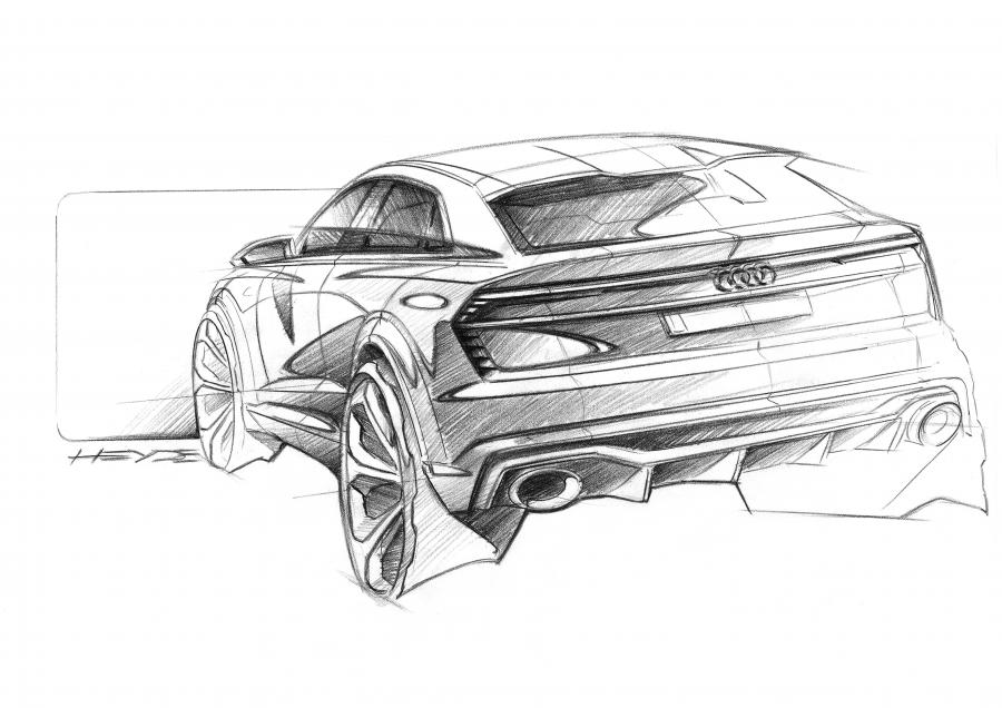 Эскиз Audi Q8 Sport Concept 2017 года  (фото 31 из 33)